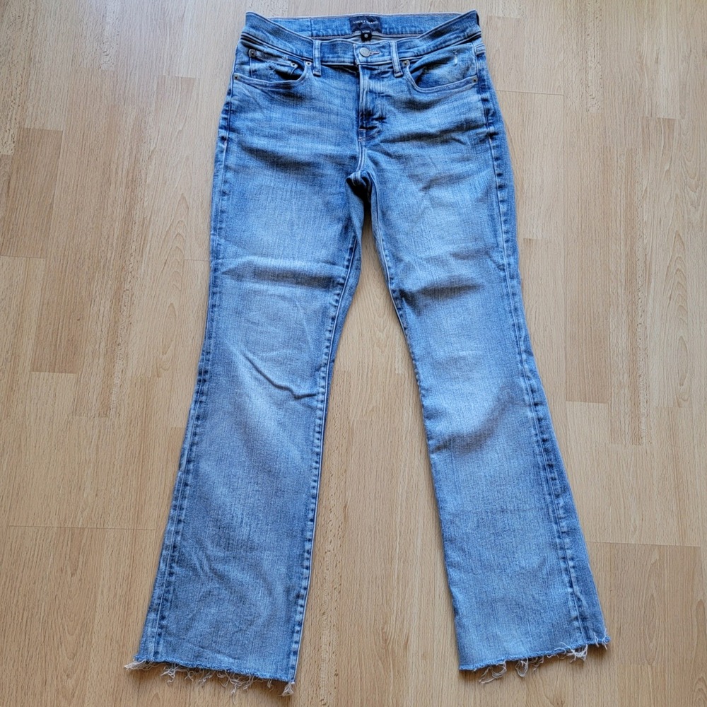 Lucky Brand Faded Light Blue Bootcut Jeans with Raw Hem